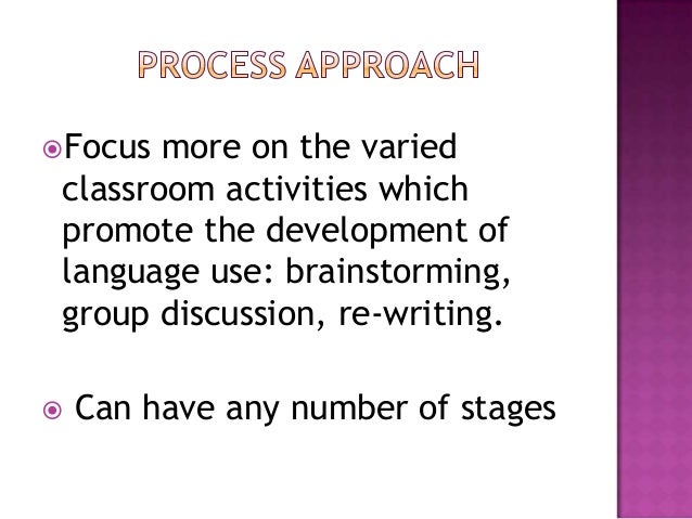process approach to writing lesson plan product approach in writing